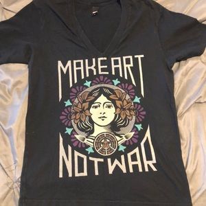 Obey “Make Art Not War” Tee